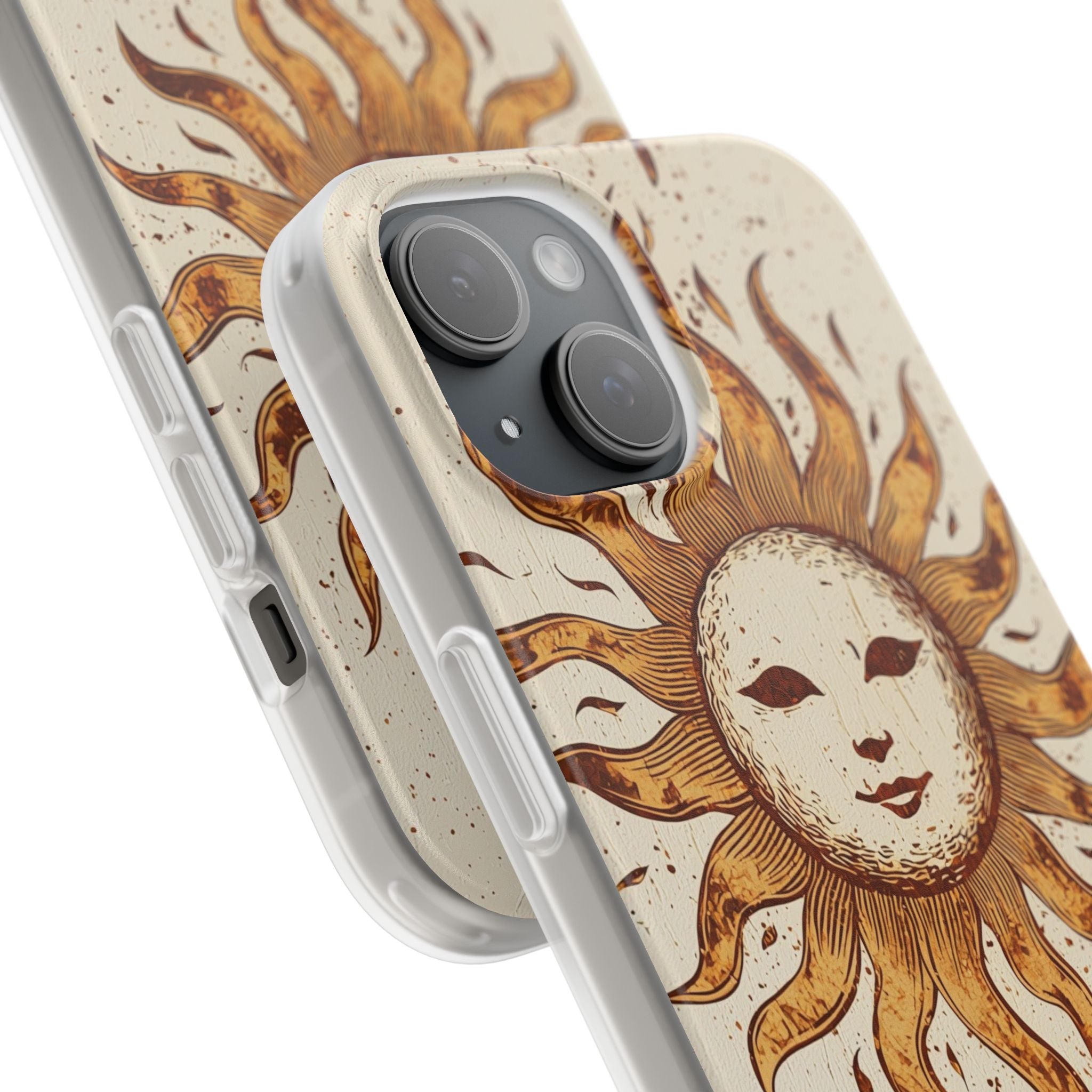 Ρουστίκ Ηλιακή Μάσκα · Soft Θήκη για iPhone