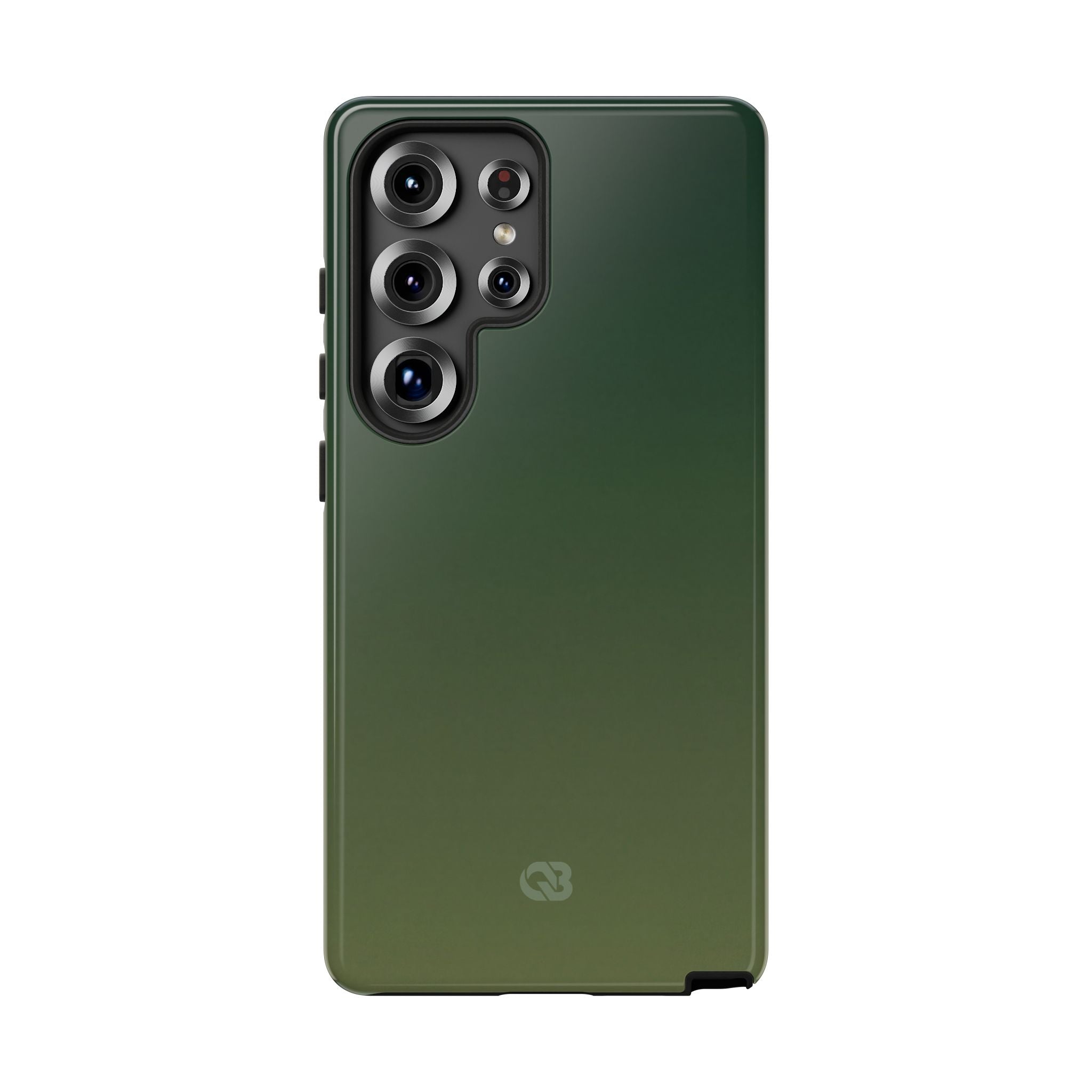 Green Tough Phone Case for Samsung - Shadow Moss Grain
