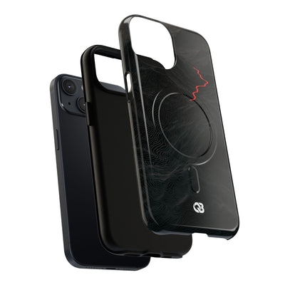 Crimson Ridge Pass · Tough 2.0 Magnetic Phone Case for iPhone · Black