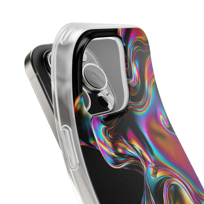 Purple Lite Phone Case for iPhone - Liquid Neon Chrome