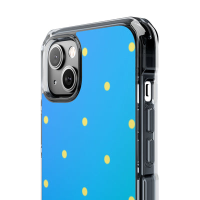 Cyan Sun Dots · Impact Θήκη για iPhone · Magsafe