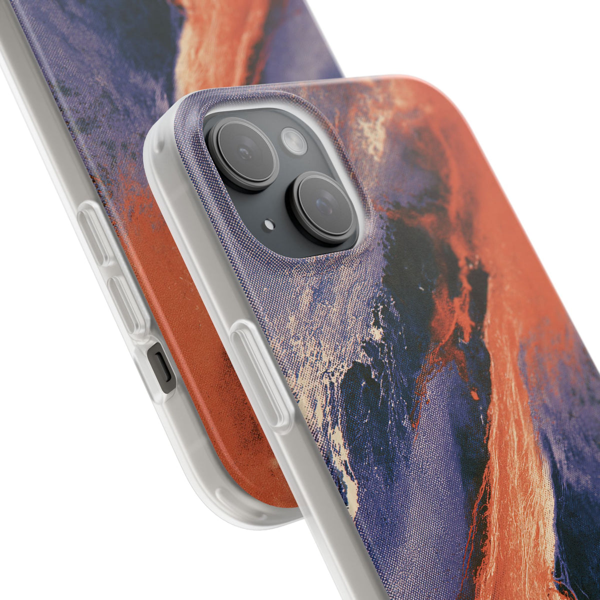 Solar Aura Drift · Lite Phone Case for iPhone ·  Orange