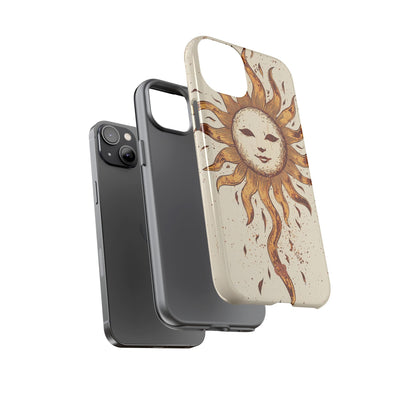 Rustic Solar Mask · Tough Phone Case for iPhone
