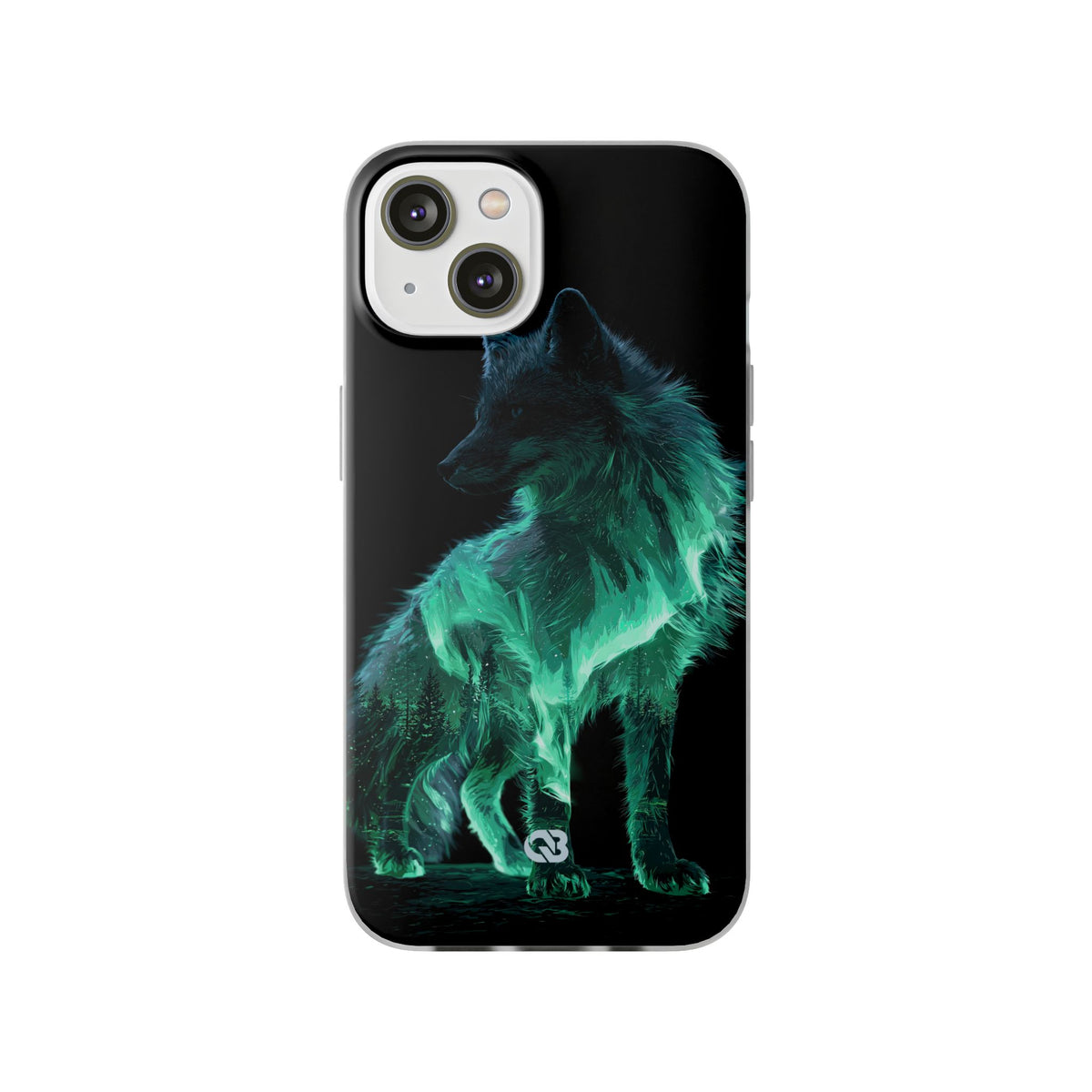 Nordic Aurora Fox · Lite Phone Case for iPhone ·  Teal