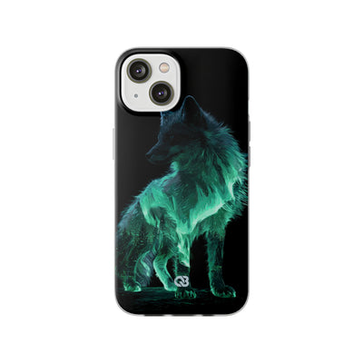 Nordic Aurora Fox · Lite Phone Case for iPhone ·  Teal