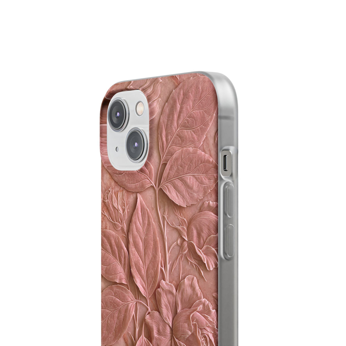 Blush Rose Relief · Lite Phone Case for iPhone ·  Pink