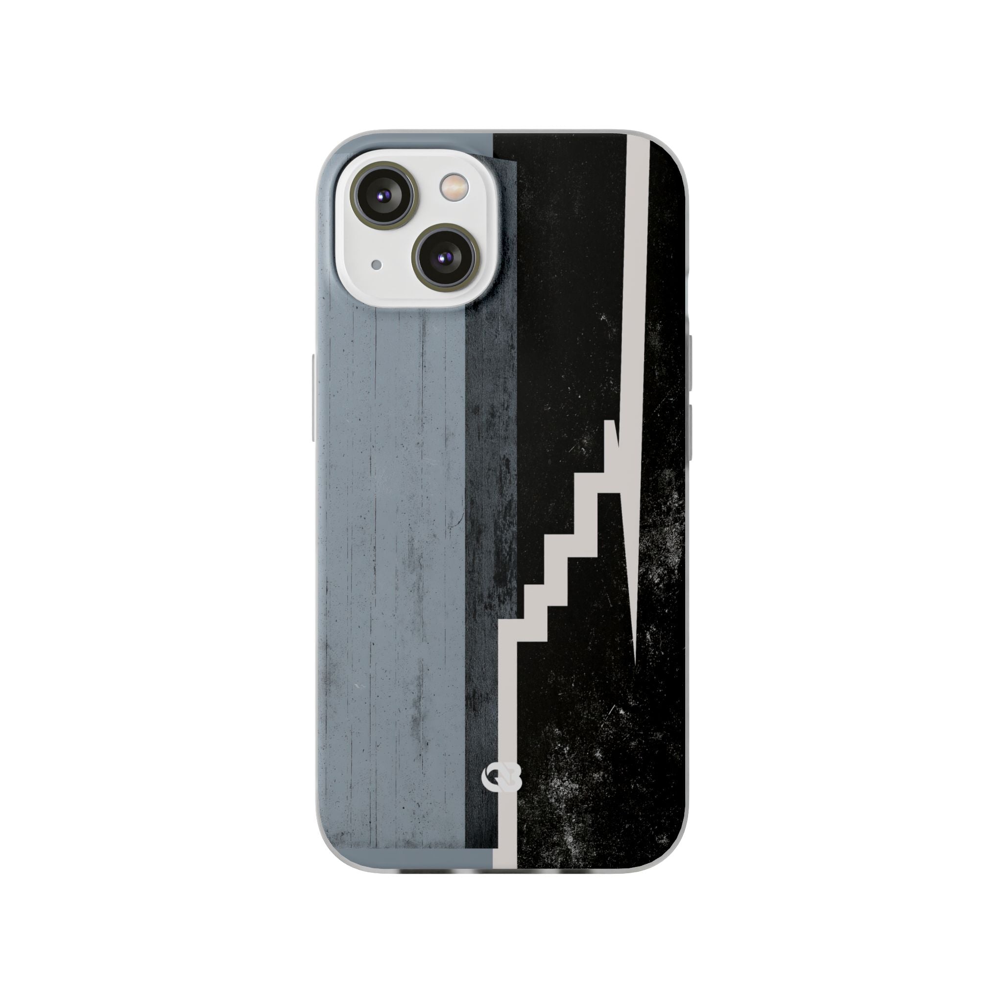 Grey Lite Phone Case for iPhone - Industrial Concrete Void
