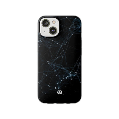 Black Lite Phone Case for iPhone - Arctic Neural Mesh