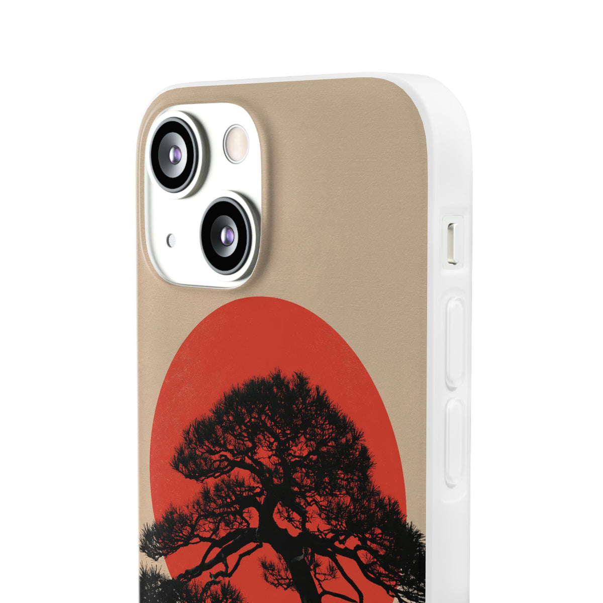 Crimson Pine Solitude · Lite Phone Case for iPhone ·  Beige
