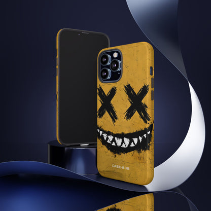 Gezacktes Lächeln Gelb iPhone 13 Pro Max Case - Tough