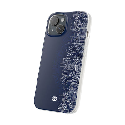Blue Lite Phone Case for iPhone - Cobalt Circuit Logic