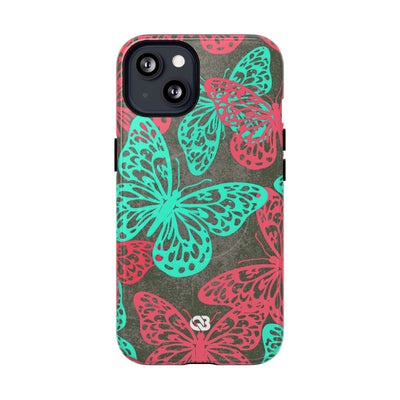 Electric Papillon · Tough 2.0 Magnetic Phone Case for iPhone · Pink
