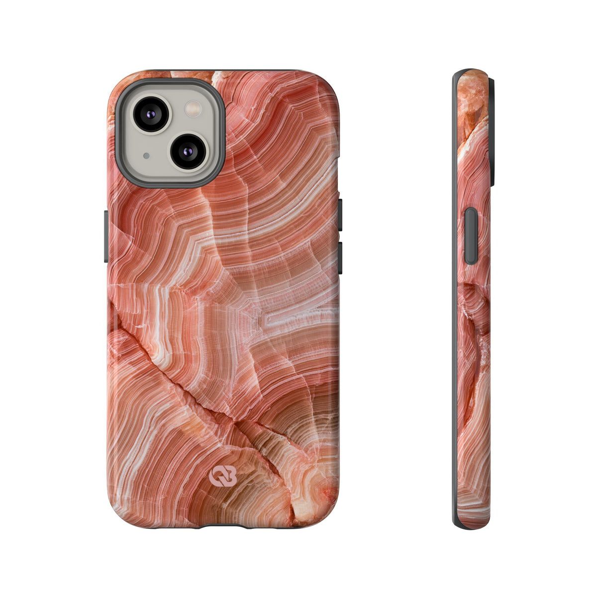 Blushing Rose Strata · Tough Phone Case for iPhone · Pink