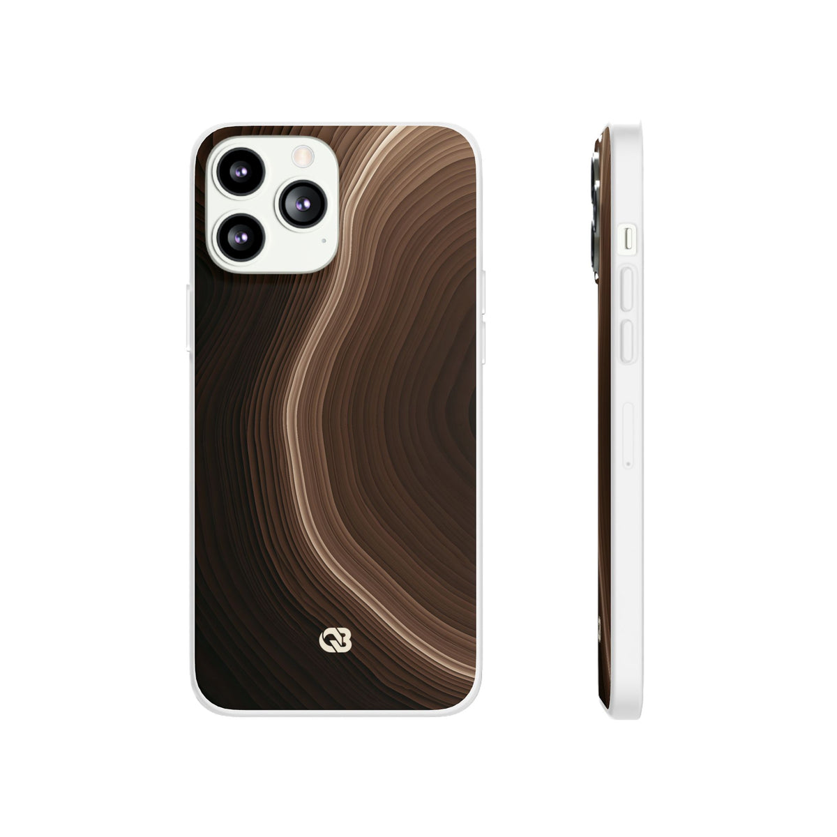 Umber Strata · Lite Phone Case for iPhone ·  Brown