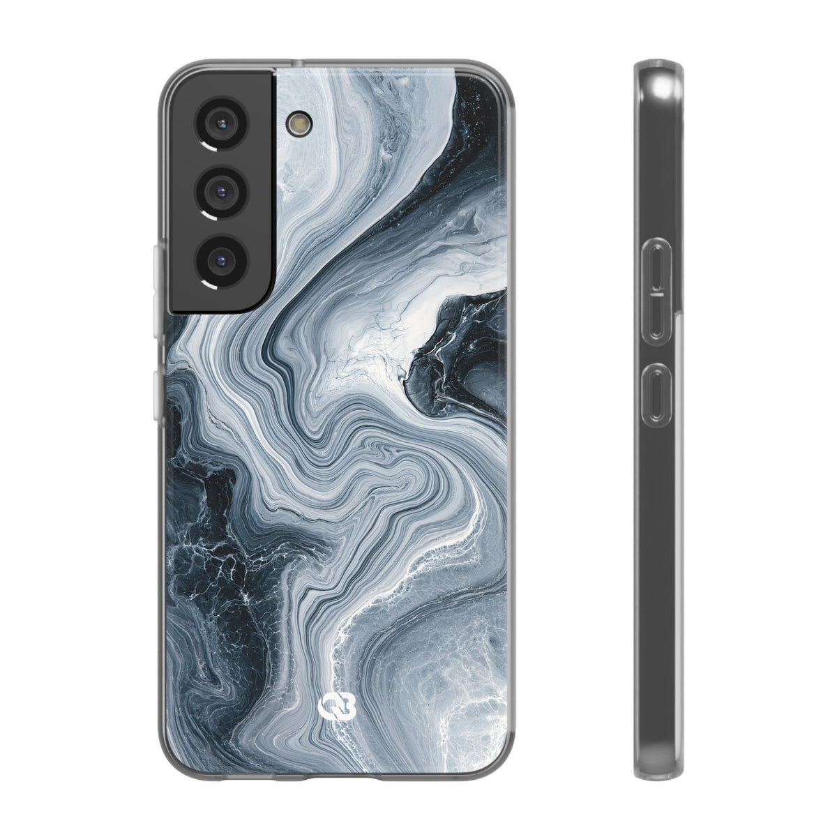 Suminagashi Ink Flow · Lite Phone Case for Samsung · Grey
