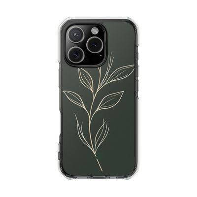 Green Impact MagSafe Phone Case for iPhone - Deep Moss Willow
