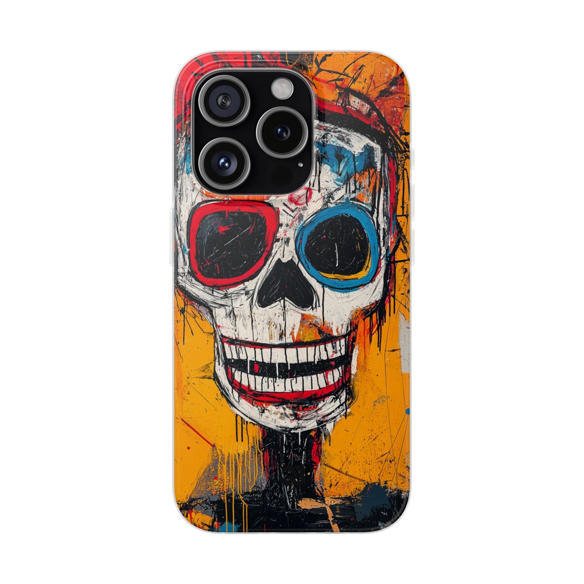 Vivid Graffiti Skull · Soft Custodia per iPhone