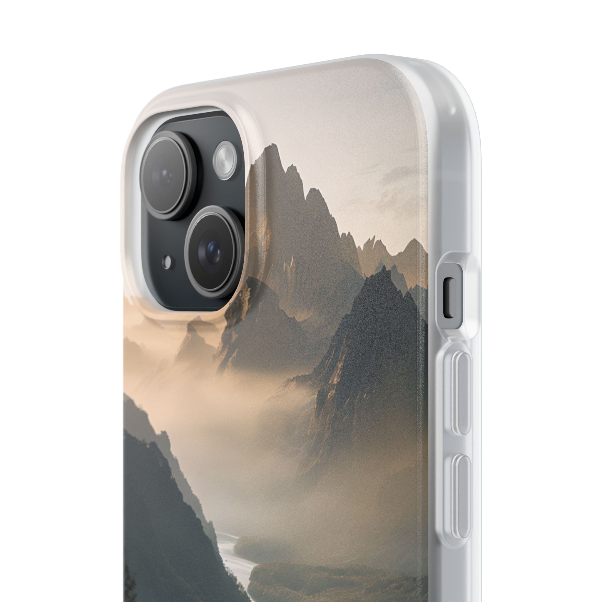 Golden Summit Valley · Soft Phone Case for iPhone
