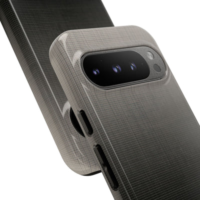 Grey Tough Phone Case for Google Pixel - Faded Sand Mesh