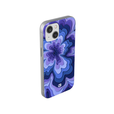 Periwinkle Strata Bloom · Lite Phone Case for iPhone ·  Purple