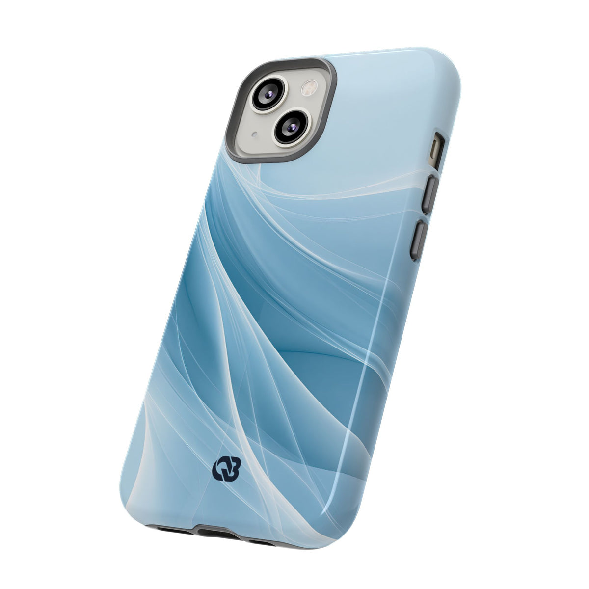 Glacial Ridge Contours · Tough Phone Case for iPhone · Blue