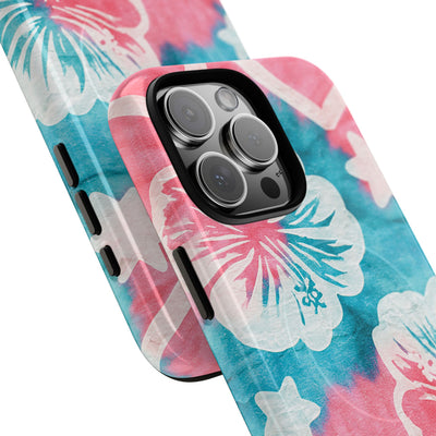 Tropical Hibiscus Bloom · Tough 2.0 Magnetic Phone Case for iPhone · Teal