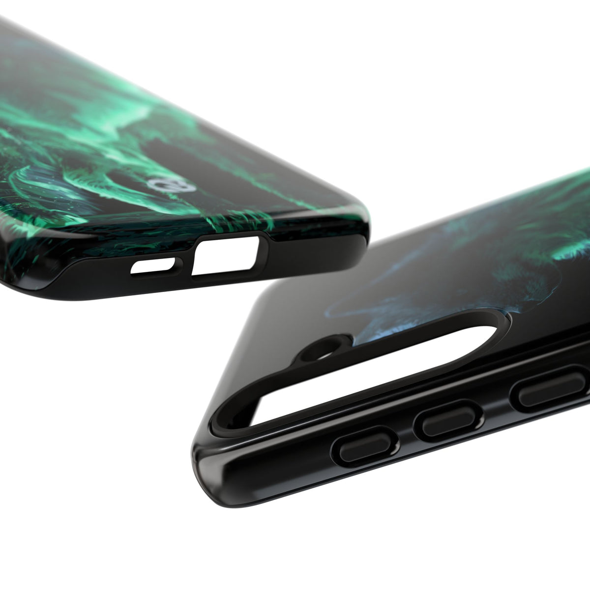 Nordic Aurora Fox · Tough Phone Case for Samsung · Teal