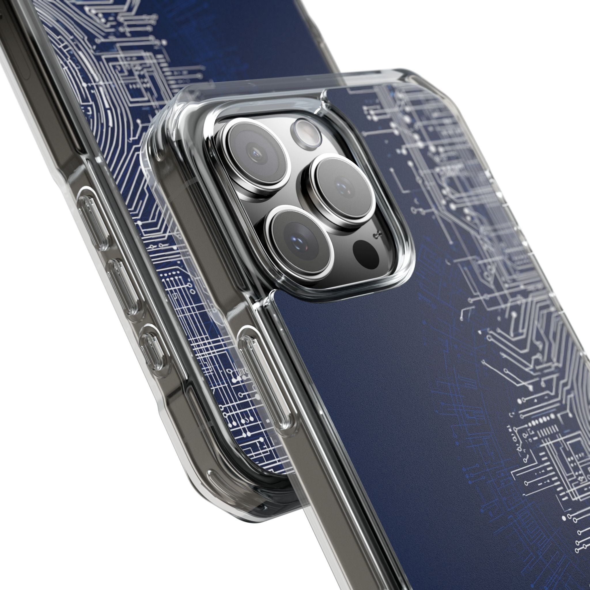 Blue Impact MagSafe Phone Case for iPhone - Cobalt Circuit Logic