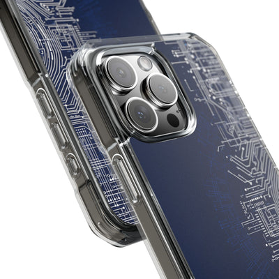 Blue Impact MagSafe Phone Case for iPhone - Cobalt Circuit Logic