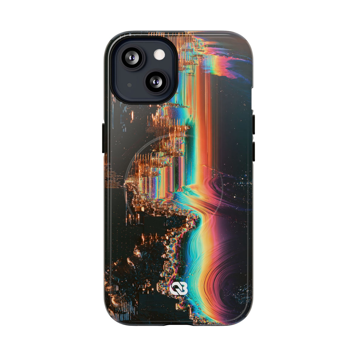 Prismatic Circuit · Tough 2.0 Magnetic Phone Case for iPhone · Black