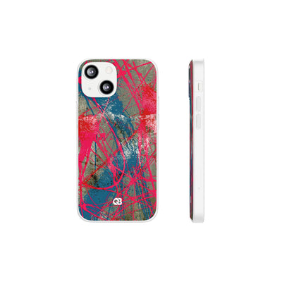 Neon Static Drip · Lite Phone Case for iPhone ·  Pink