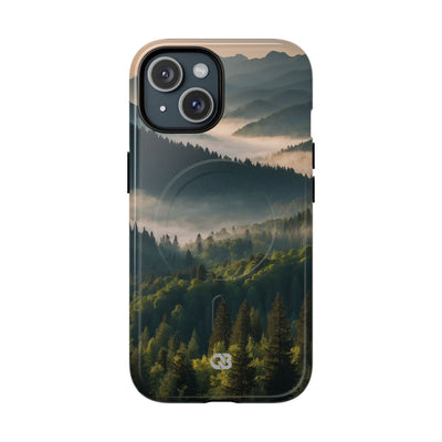 Foggy Mountain Ridge · Tough+ Hoesje voor iPhone · Magsafe