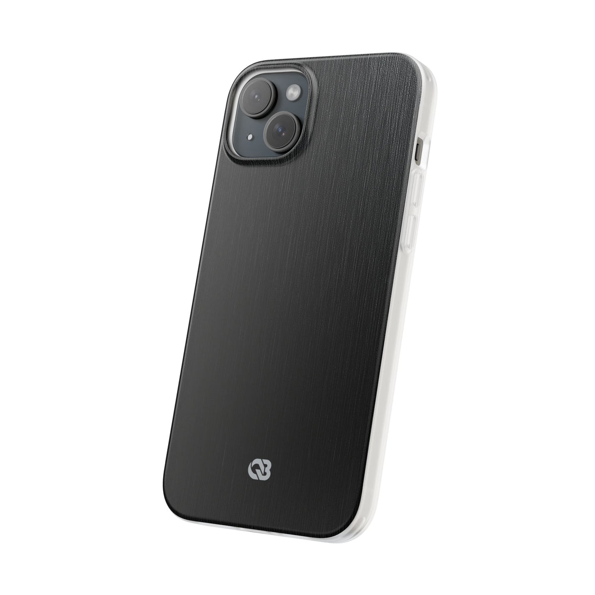 Obsidian Brushed Steel · Lite Phone Case for iPhone ·  Black