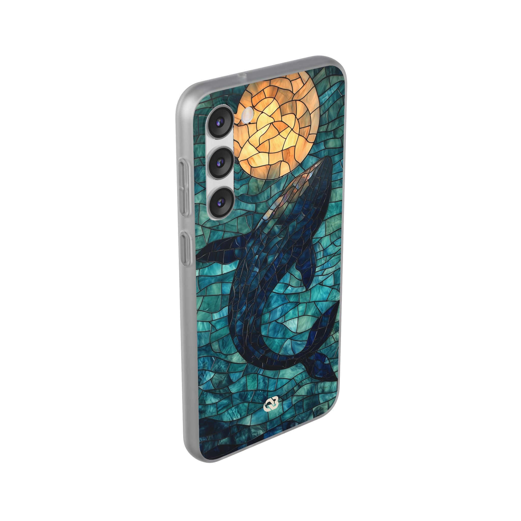 Stained Moon Whale · Soft etui na telefon dla Samsung