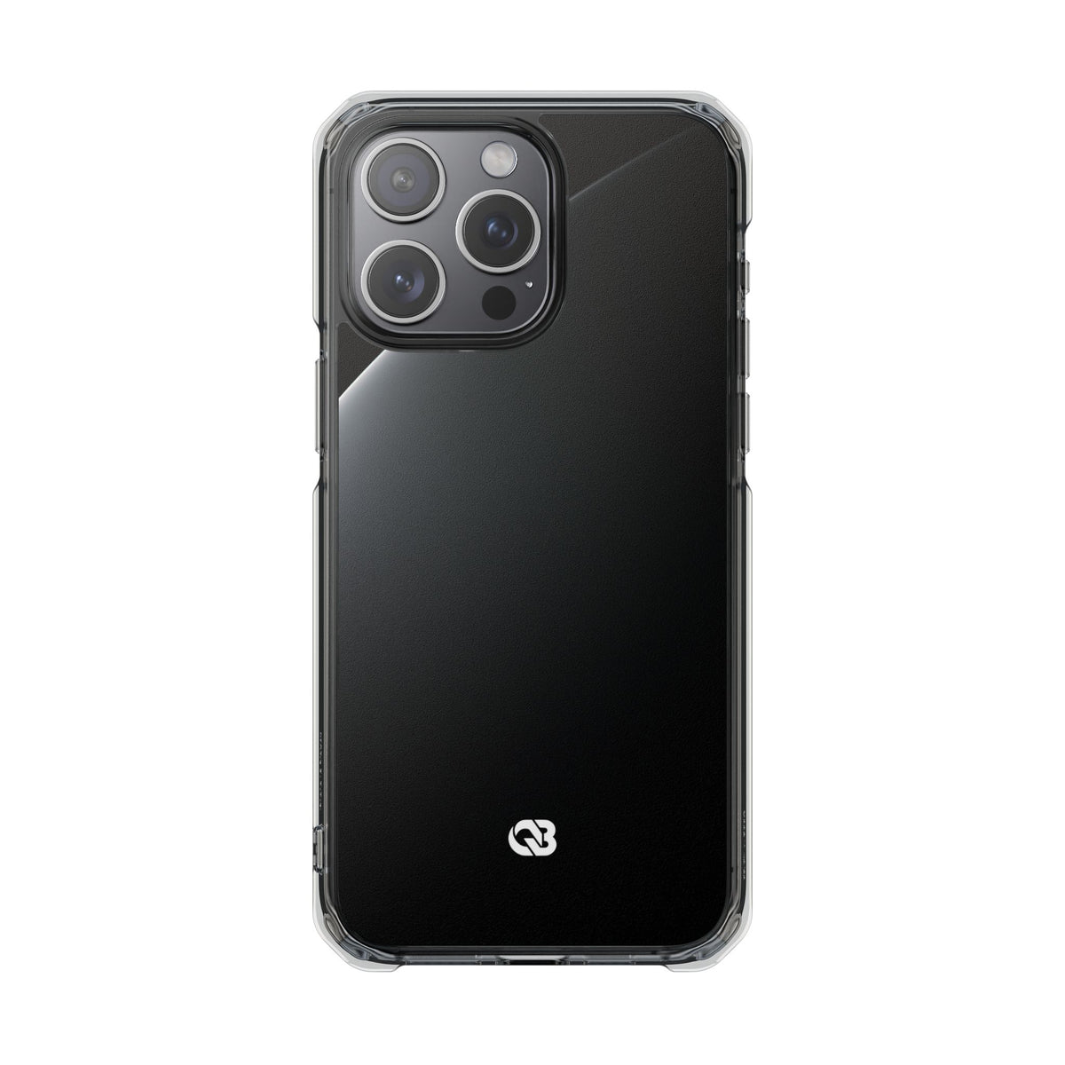 Obsidian Horizon · Clear Impact Magnetic Phone Case for iPhone ·  Black