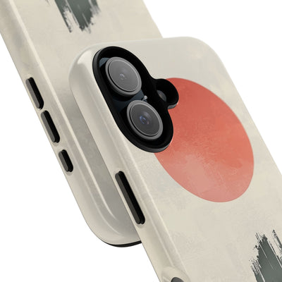 Crimson Sun Strokes · Coque de téléphone Tough pour iPhone