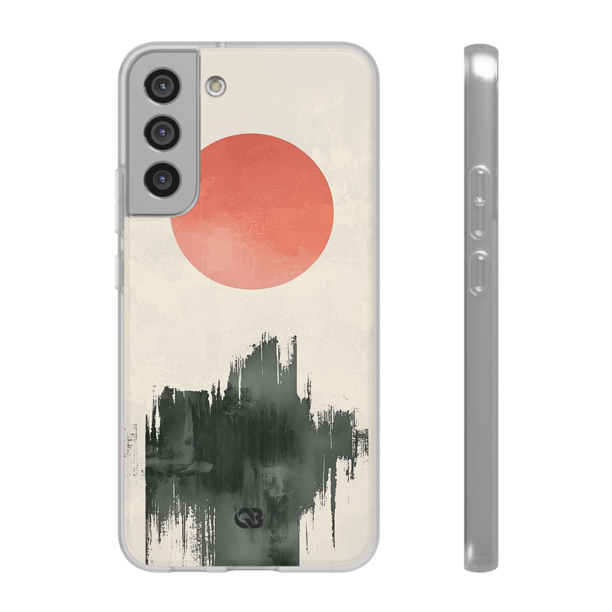 Crimson Sun Strokes · Soft Phone Case for Samsung