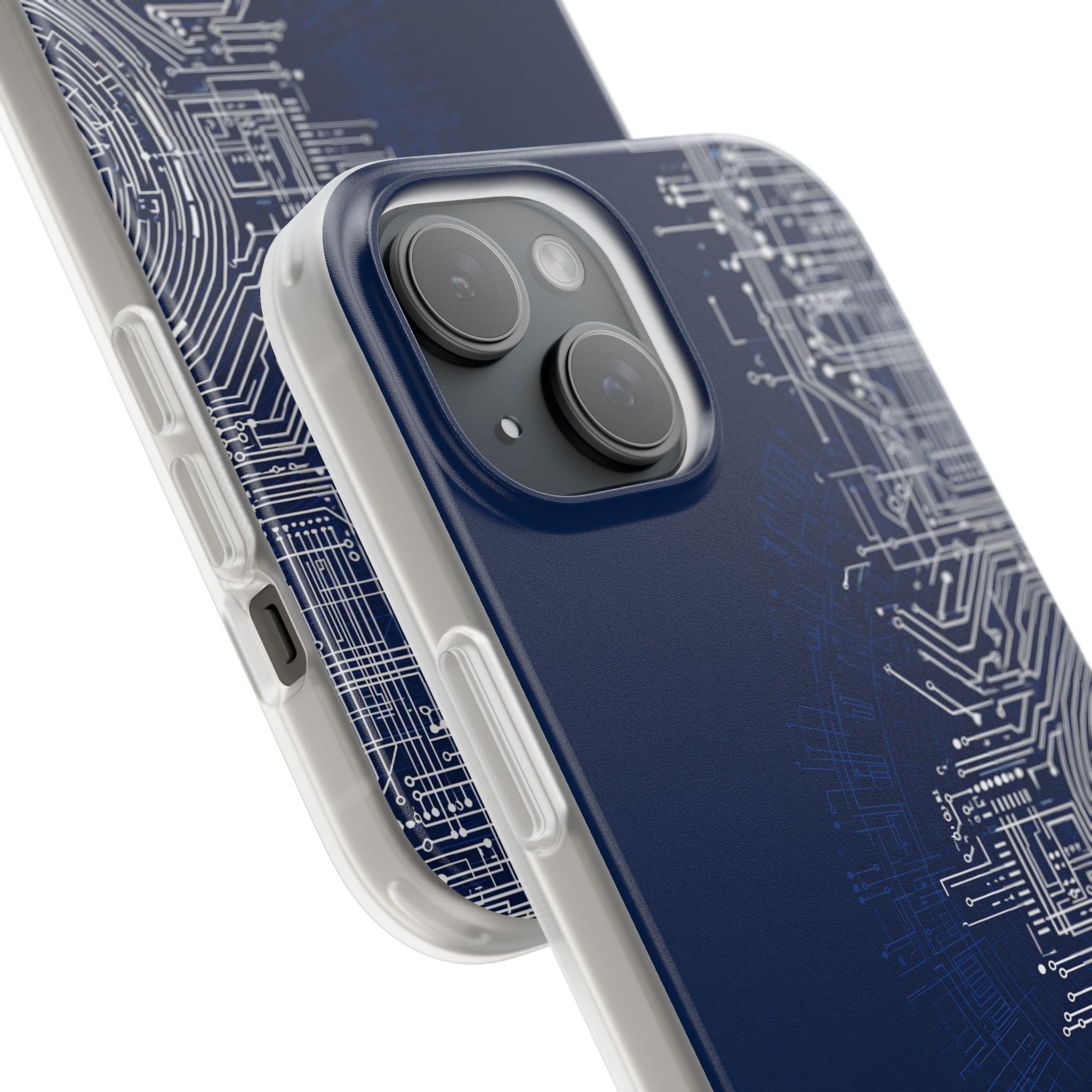 Blue Lite Phone Case for iPhone - Cobalt Circuit Logic