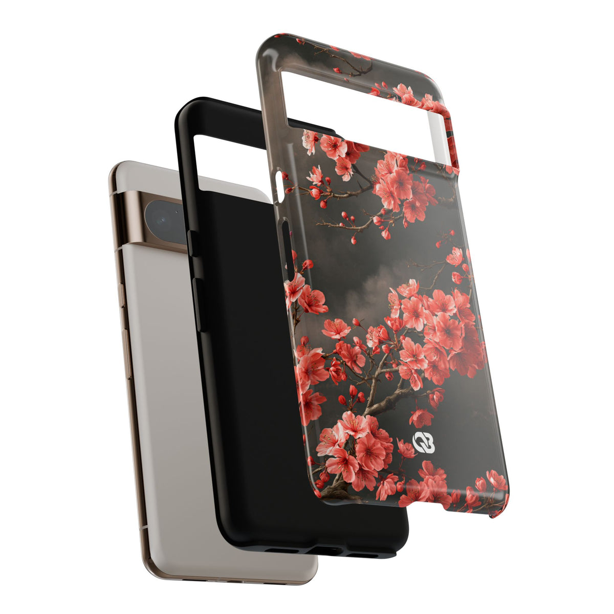Dark Sakura Nocturne · Tough Phone Case for Pixel ·  Black