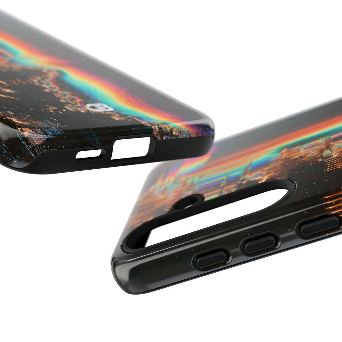 Prismatic Circuit · Tough Phone Case for Samsung · Black