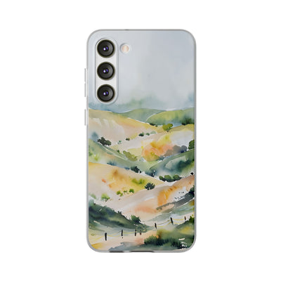 Verdant Mist Valleys · Soft Custodia per Samsung