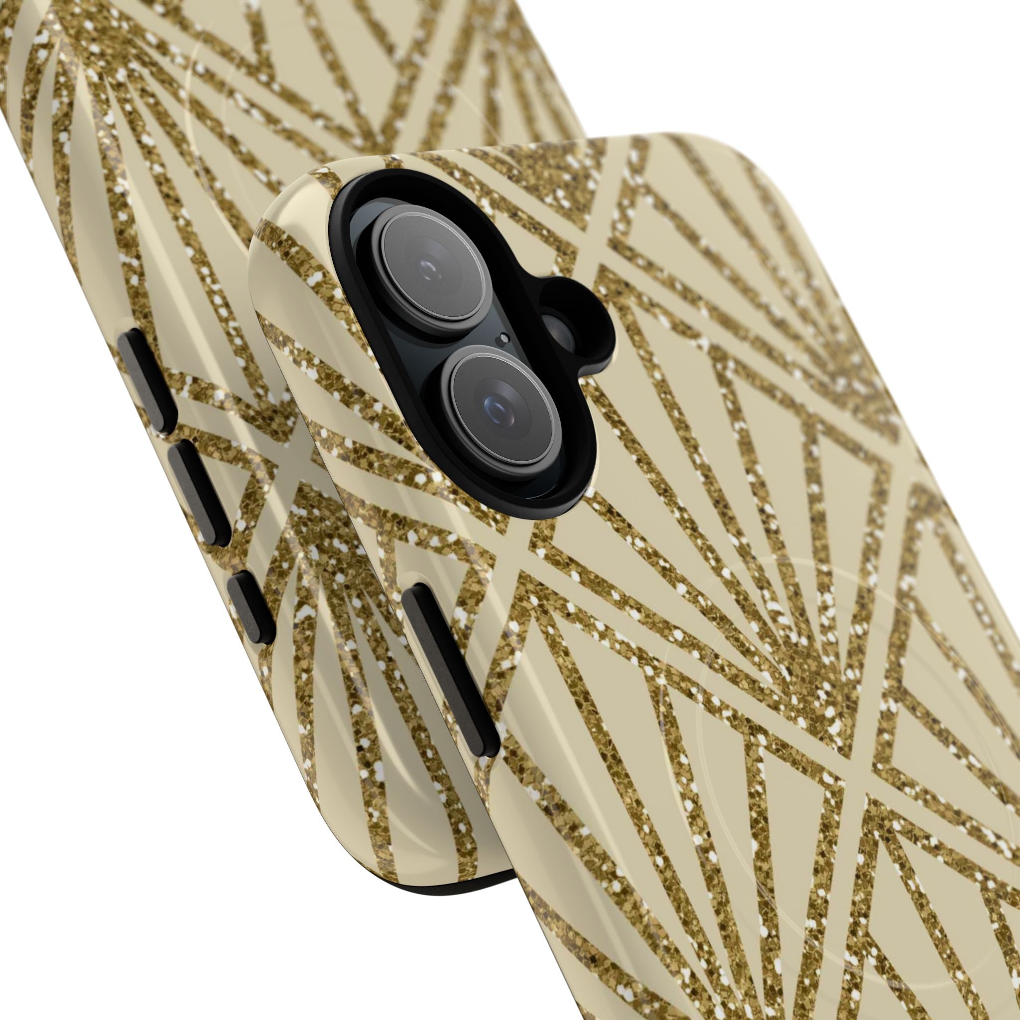 Gold Diamond Radiance iPhone 16 Plus Case - Tough+