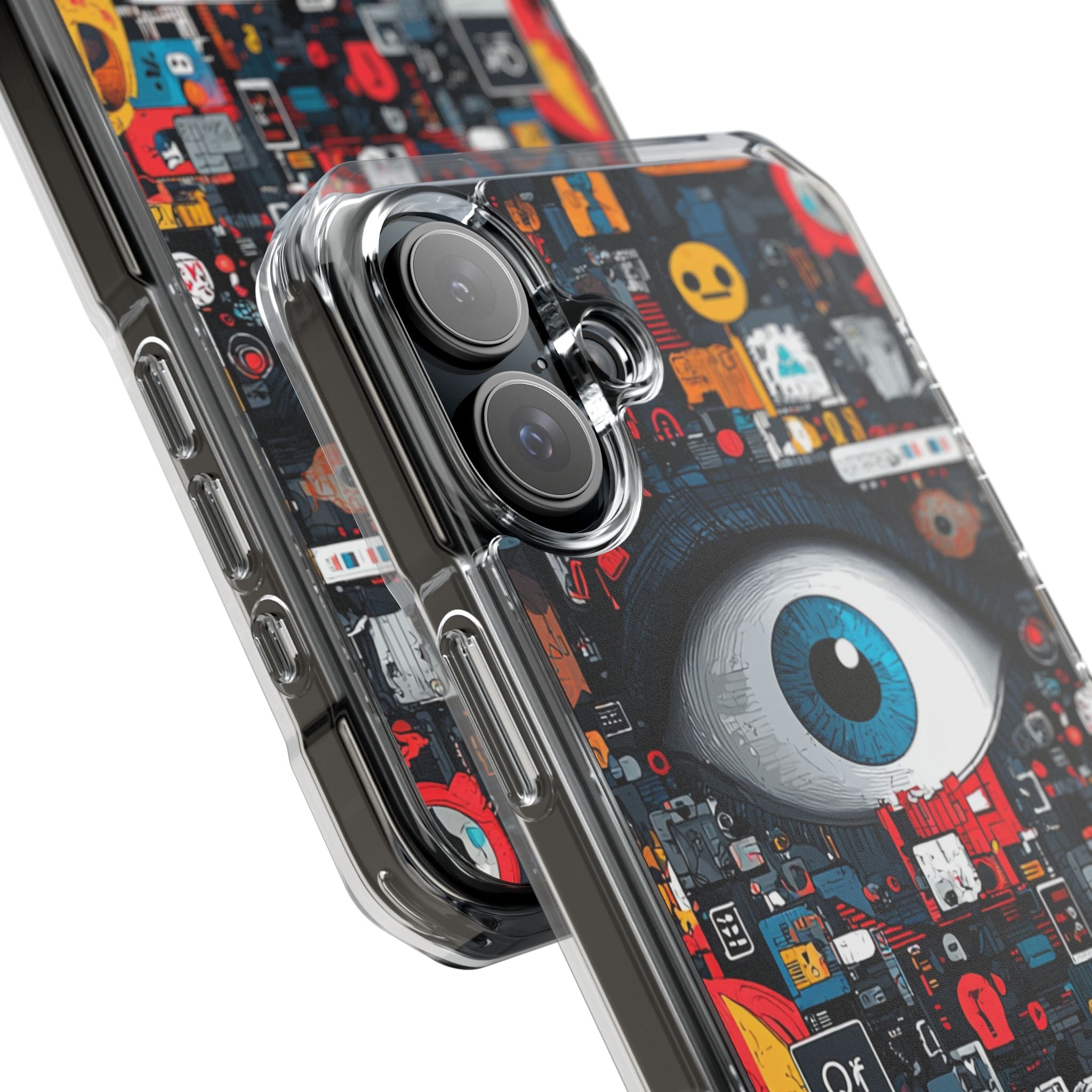 Digital Eye Blue iPhone 16 Plus Case - Impact