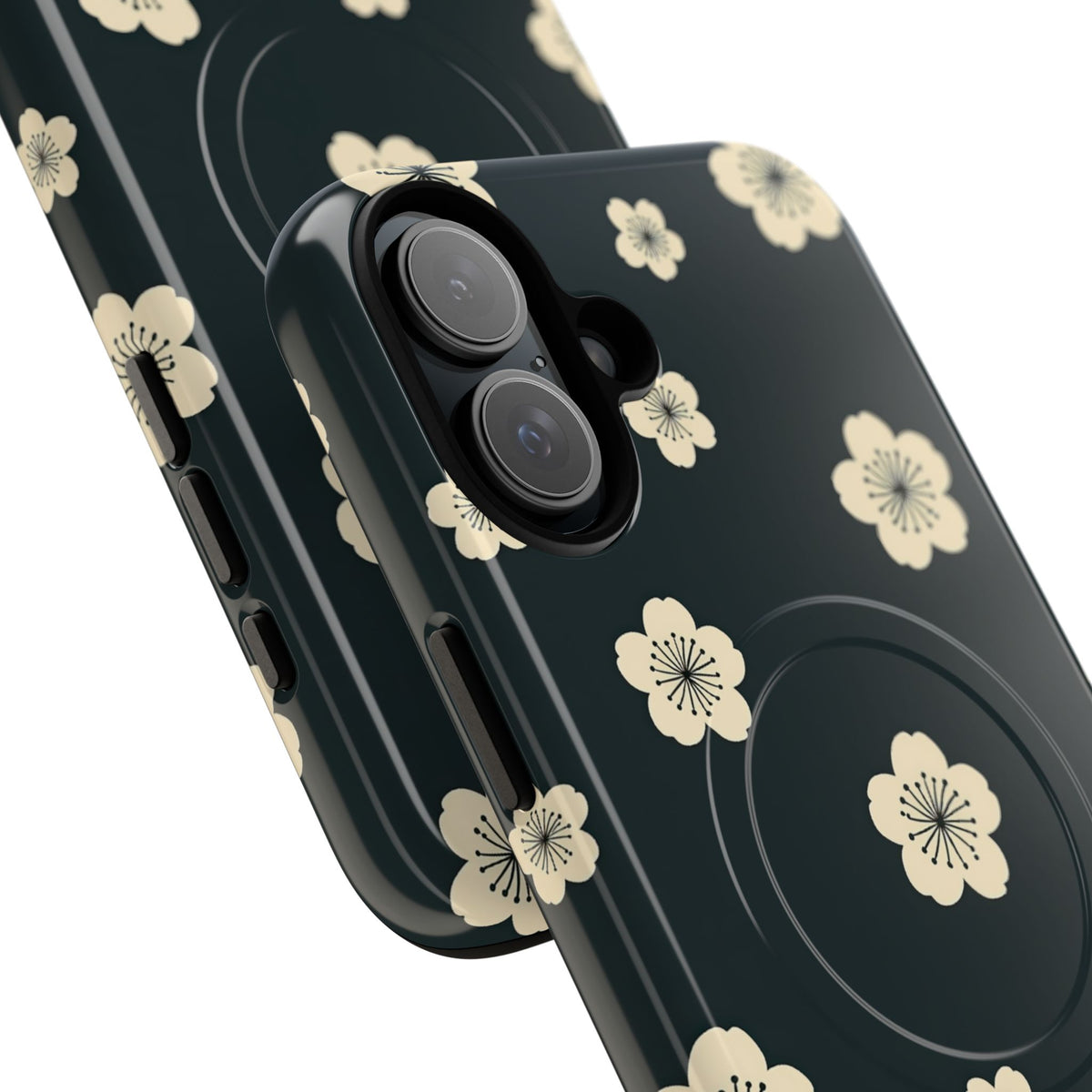Midnight Sakura Bloom · Tough 2.0 Magnetic Phone Case for iPhone · Black
