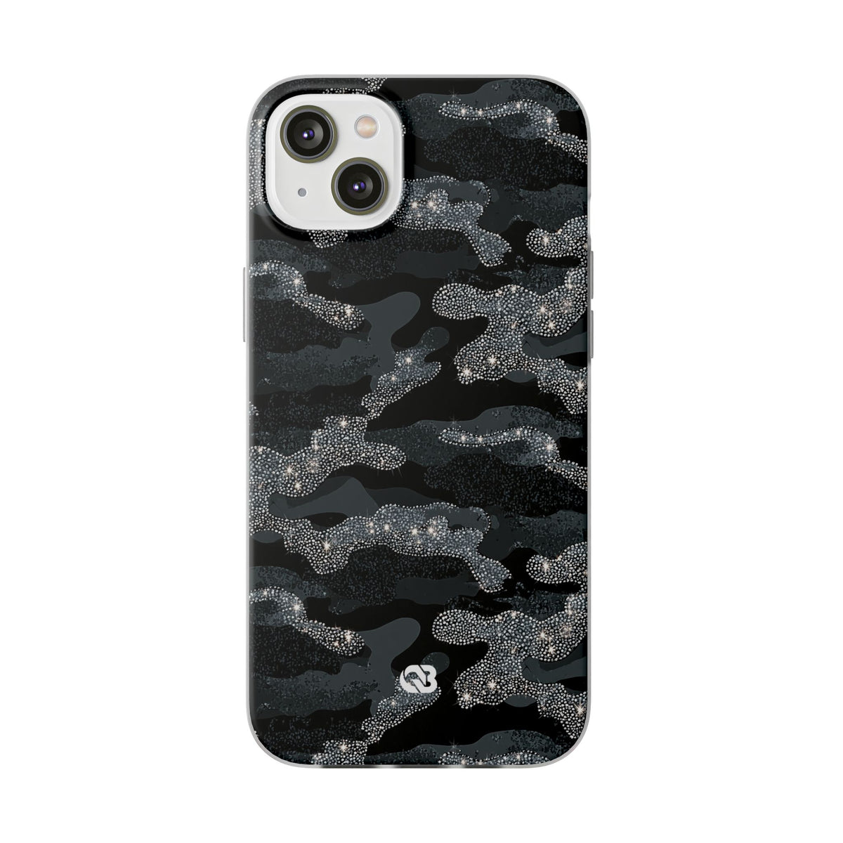 Glitter Shadow Camo · Lite Phone Case for iPhone ·  Black
