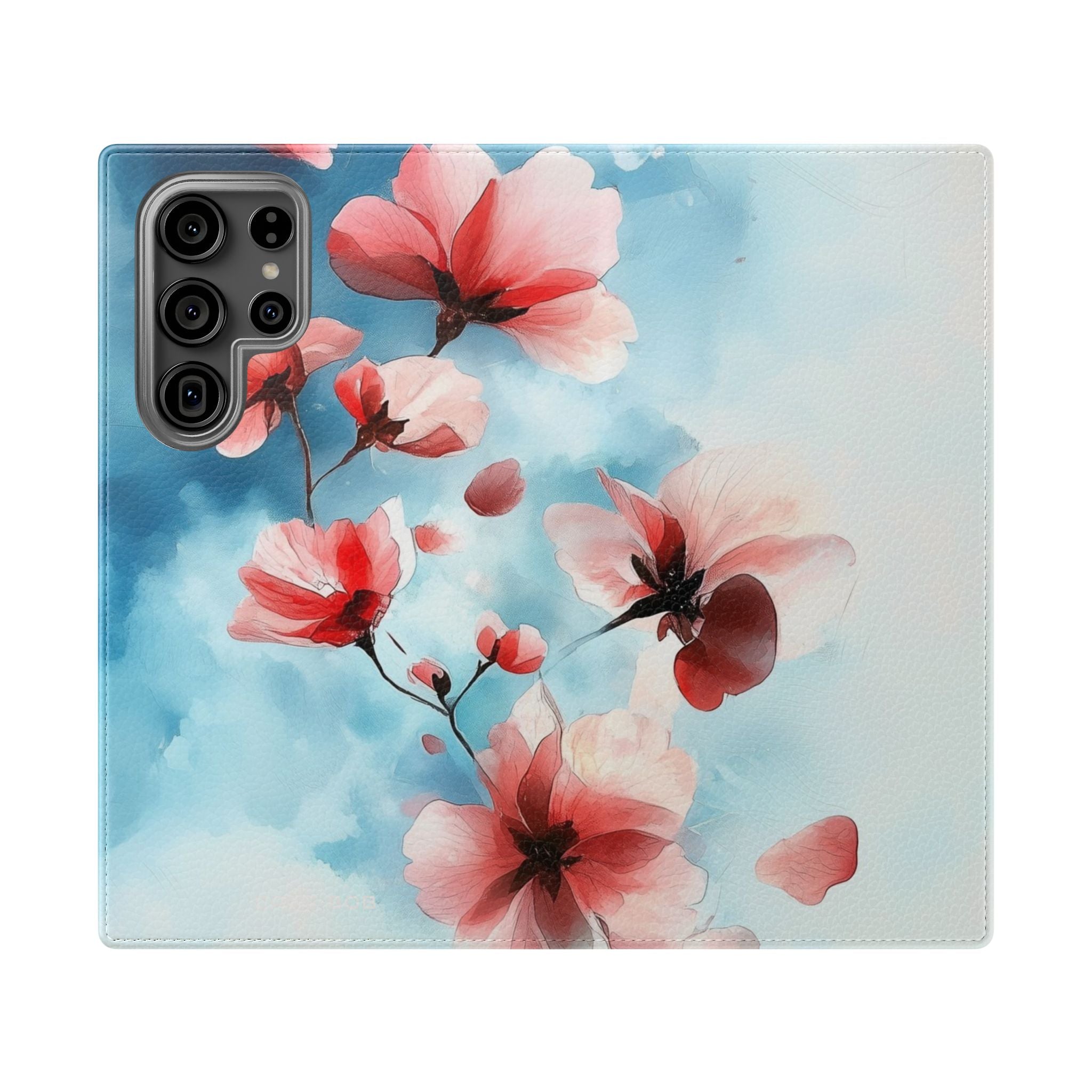 Pink Bloom Drift - Samsung S23 Ultra Case - Wallet