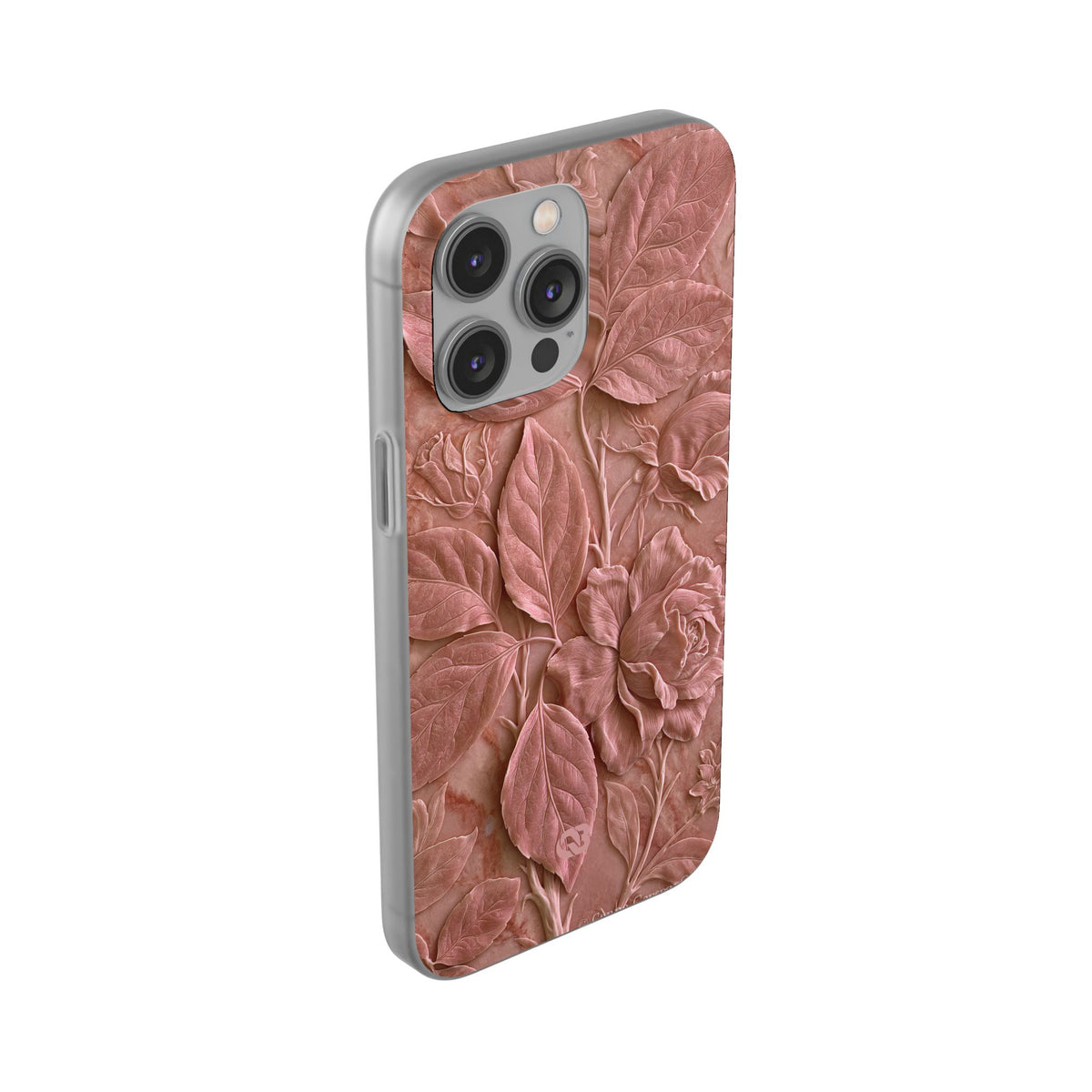 Blush Rose Relief · Lite Phone Case for iPhone ·  Pink