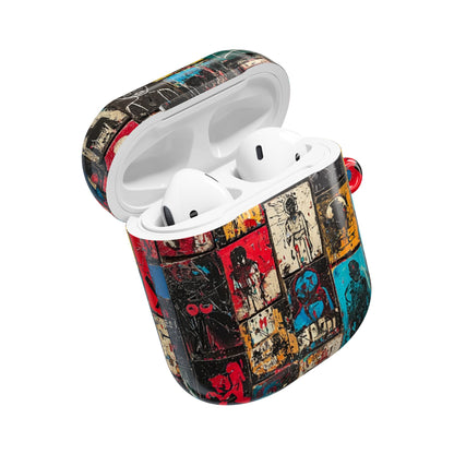 Portret Raster Crimson - AirPods Case