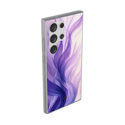 Amethyst Silk Waves · Soft Phone Case for Samsung