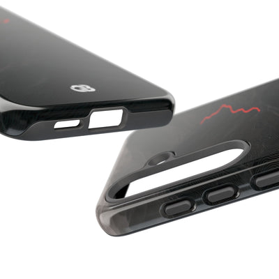 Crimson Ridge Pass · Tough Phone Case for Samsung · Black